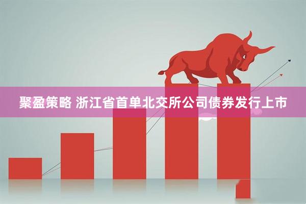 聚盈策略 浙江省首单北交所公司债券发行上市